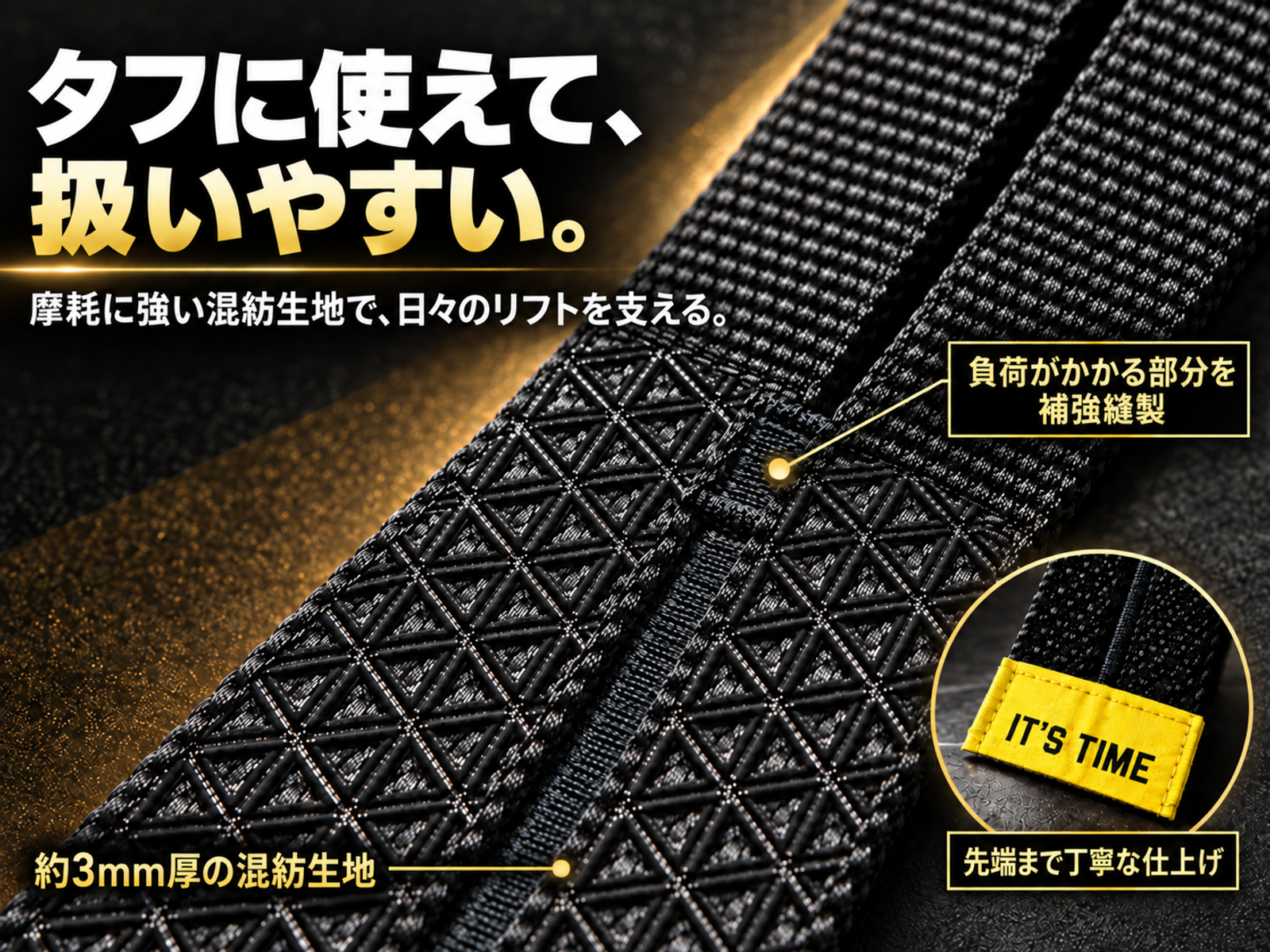 ウェイトリフティングストラップ